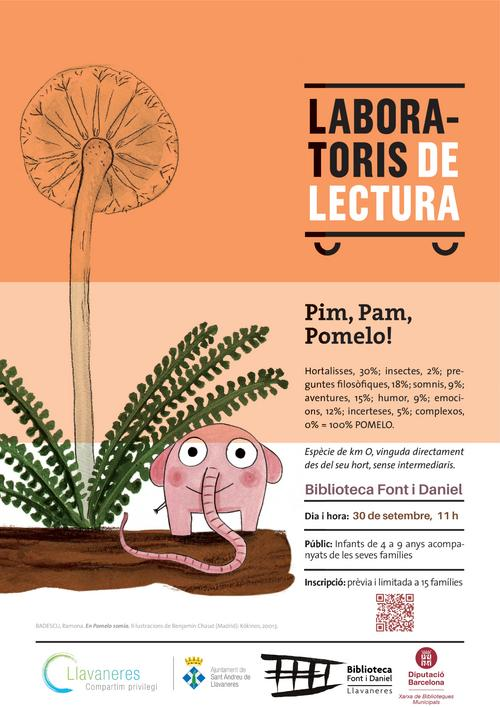 Laboratorio de lectura: 'Pim, pam, Pomelo!' 1