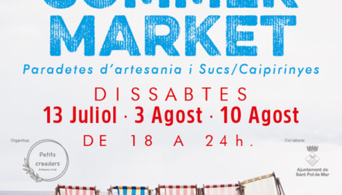 Summer Market a Sant Pol de Mar