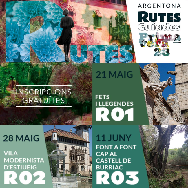 Rutes guiades Argentona: Font a font cap al Castell de Burriac 1