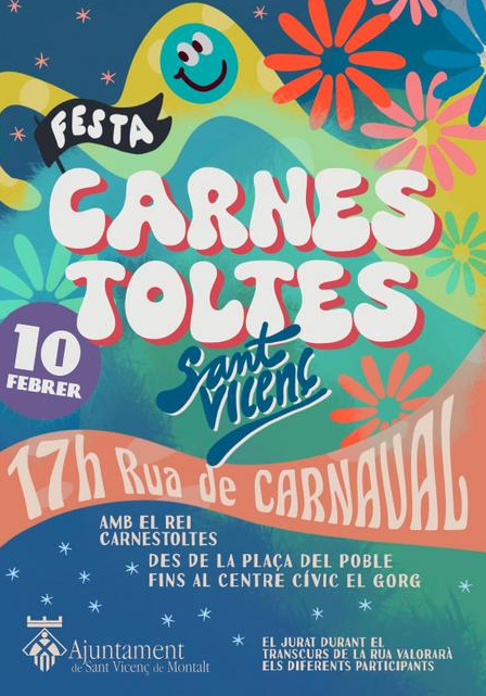 Rua i festa de Carnestoltes a Sant Vicenç 1