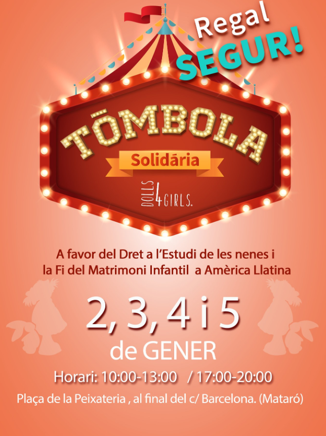 TÓMBOLA SOLIDÀRIA DE DOLLS 4 GIRLS 1