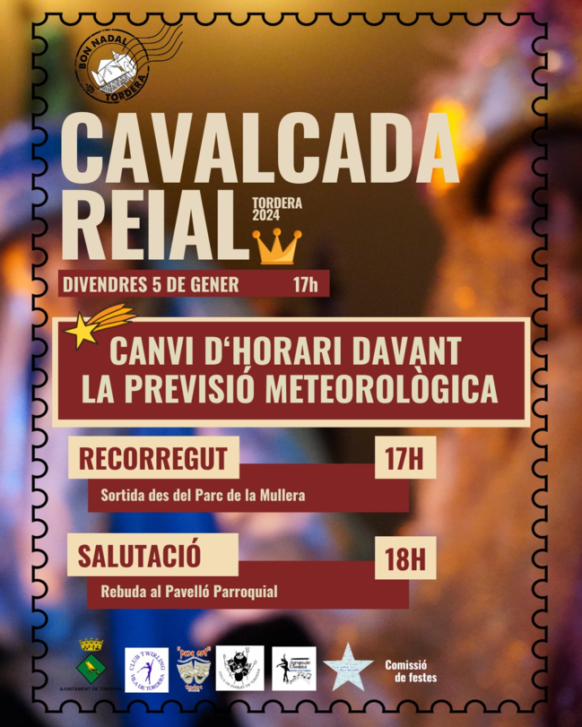 Cabalgata de los Reyes de Oriente, se adelanta el horario 1