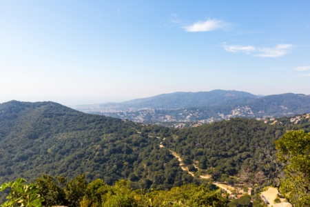 Vista des del Castell de Burriac