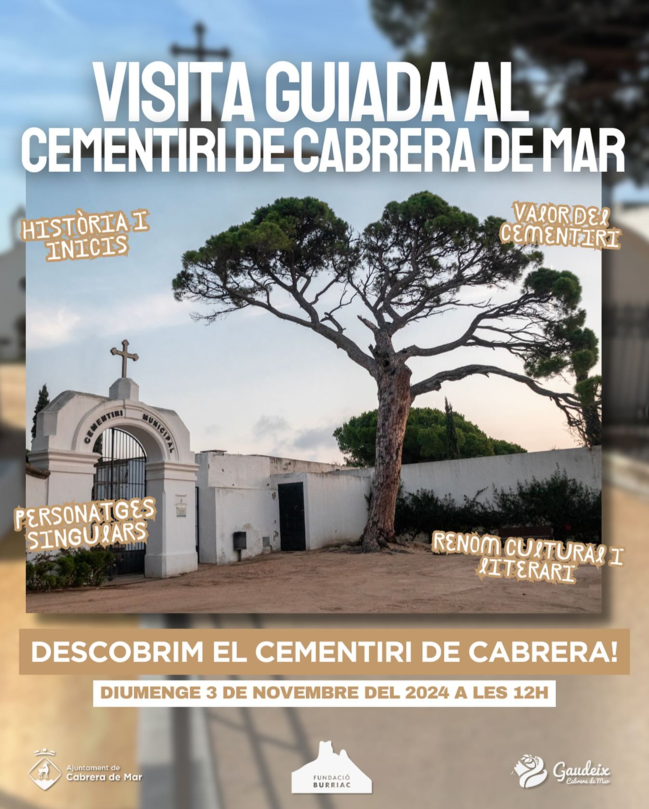 Visita guiada al cementiri de Cabrera de Mar 1