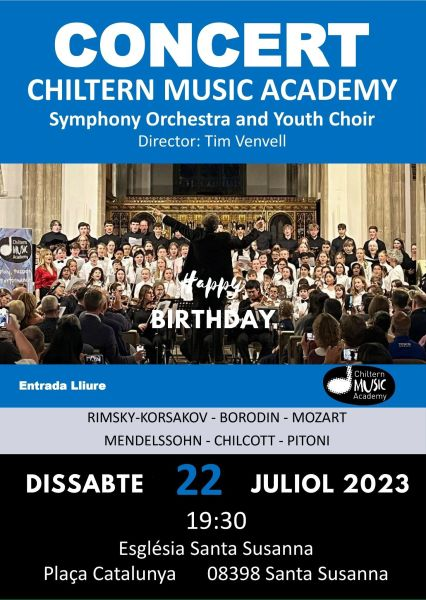 Concert de la Chiltern Music Academy a l'església parroquial 1