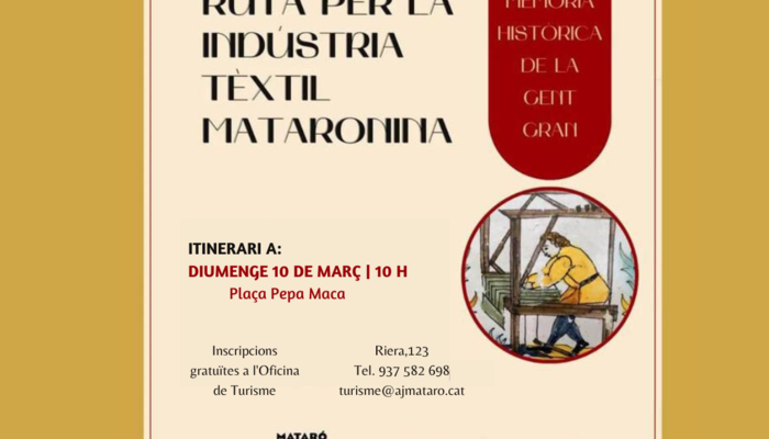 Ruta per la indústria tèxtil Mataronina