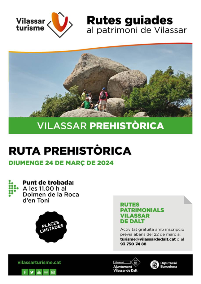 Vilassar Prehistòrica - Rutes guiades 1