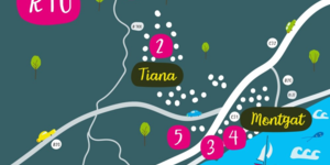 mapa ruta 10 la iaia del Maresme