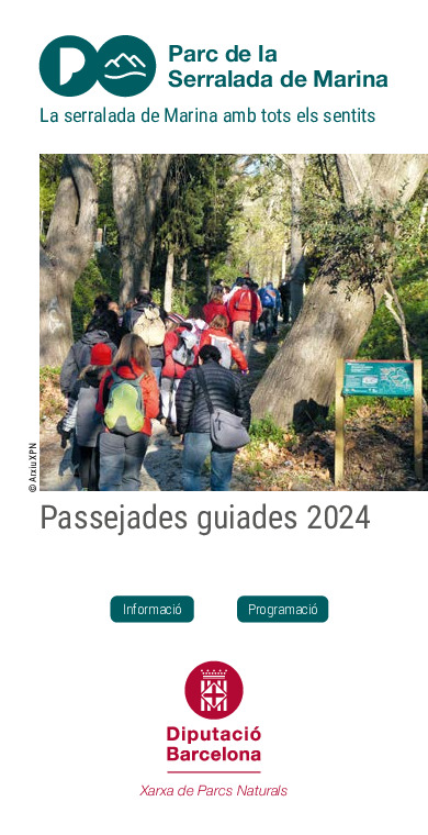 Paseadas guiadas 2024: Parque de la Serrada de Marina: 