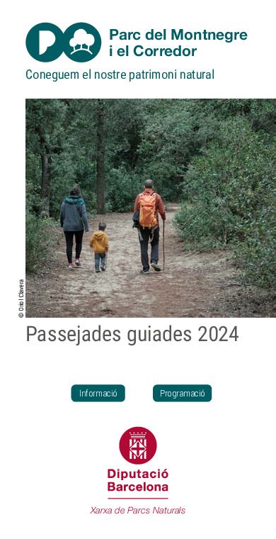 Paseadas guiadas 2024: Parque del Montnegre i el Corredor: 