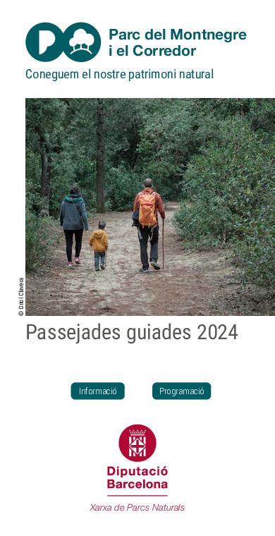 Paseadas guiadas 2024: Parque del Montnegre i del Corredor: 