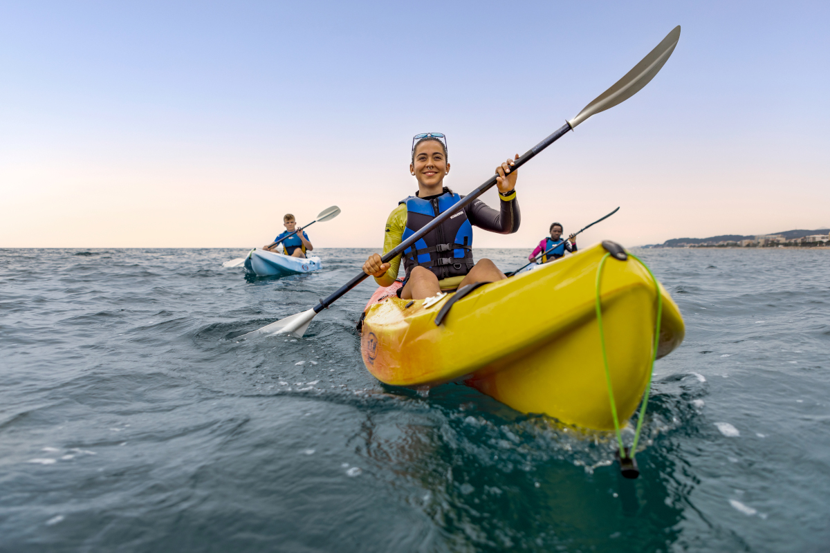 Kayak a Pineda de Mar