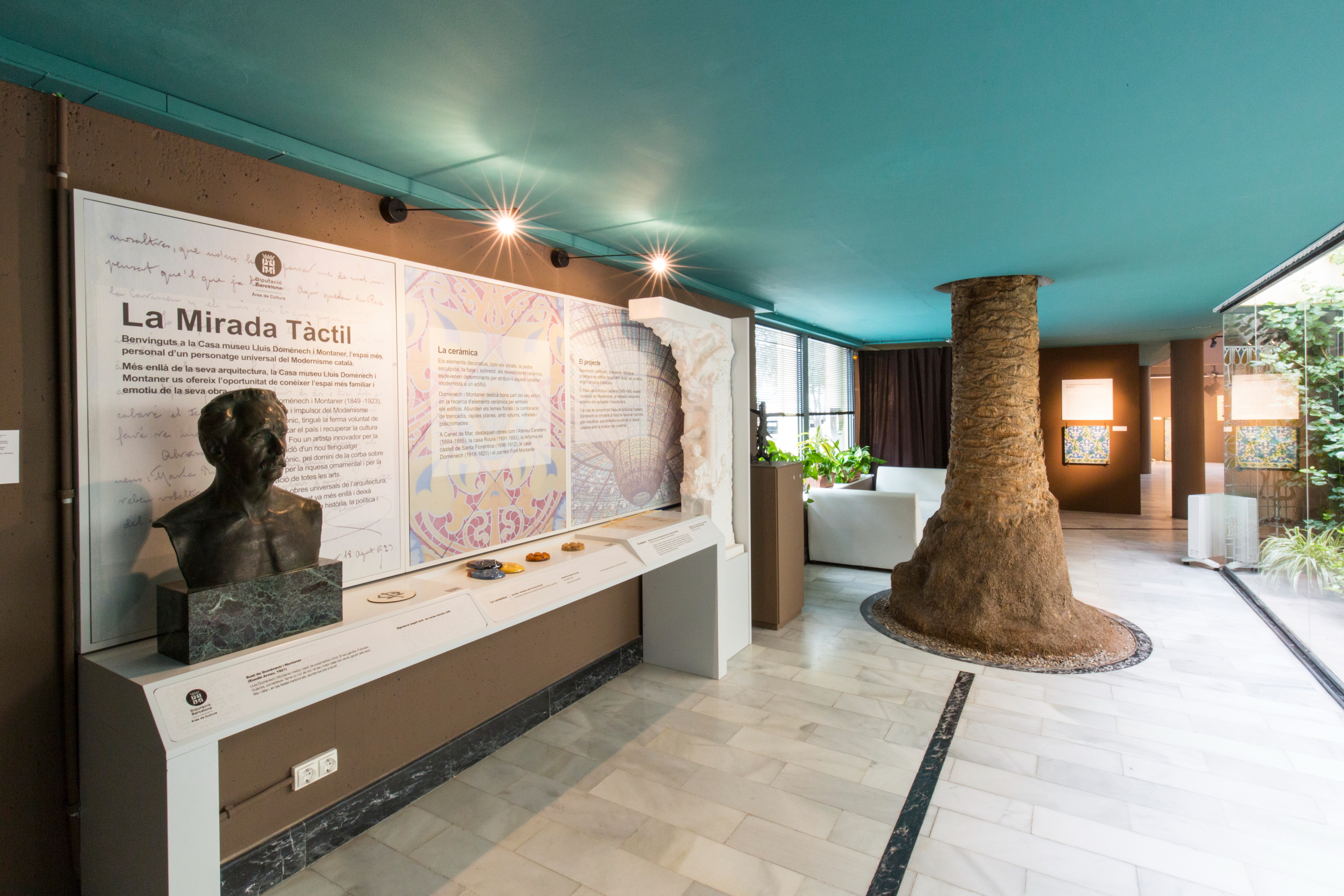 Exposició de MIrada Tàctil a la casa Museu Domènech i Muntaner