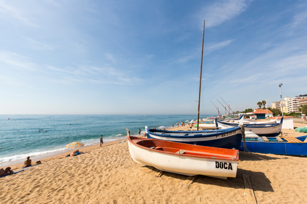 Platja dels pescadors, Pineda de Mar